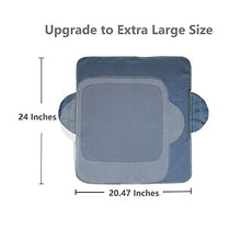 Load image into Gallery viewer, Extra Large Booster Chair Cover, WOMUMON Dining Chair Seat Protector Cover for Booster Seat
