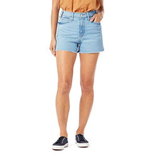 Load image into Gallery viewer, Signature by Levi Strauss &amp; Co. Gold Label Women's Heritage High Rise 3" Shorts (Standard and Plus), (New) Bright Eyez, 4
