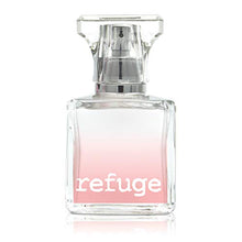 Load image into Gallery viewer, CHARLOTTE RUSSE Refuge Perfume Spray - Fresh Fruity Floral Fragrance for Daytime Wear, Evening Wear and Special Occasions - Raspberry, Peach, Apple, Sandalwood - 1.7 oz / 50 ml
