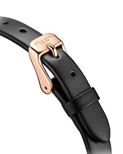 Load image into Gallery viewer, Lola Rose Women's Malachite Textured Watch with Black Leather Strap

