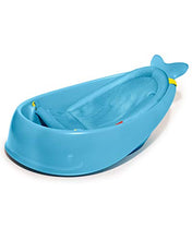 Load image into Gallery viewer, Skip Hop Baby Bath Tub, 3-Stage Smart Sling Tub, Moby, Blue
