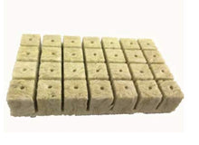 Load image into Gallery viewer, 1.5 inch Rockwool/Stonewool Grow Cubes Starter Sheets for Cuttings, Cloning, Plant Propagation, Seed Starting Hydroponic Grow Media Growing Medium for Vigorous Plant Growth (28, 1.5)
