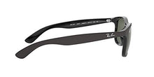Load image into Gallery viewer, Ray-Ban RB4202 Andy Rectangular Sunglasses, Matte Black/Dark Green, 55 mm
