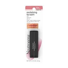 Load image into Gallery viewer, Neutrogena Revitalizing and Moisturizing Tinted Lip Balm with Sun Protective Broad Spectrum SPF 20 Sunscreen, Lip Soothing Balm with a Sheer Tint in Color Petal Glow 40.15 oz

