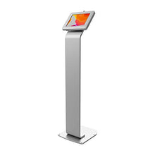 Load image into Gallery viewer, Locking Floor Stand - CTA Premium Locking Floor Stand Kiosk with Heavy-Duty Locking Enclosure and Frame for iPad 7th/ 8th/ 9th Gen 10.2", iPad Pro 11", Surface Go, Galaxy Tab S5E, &amp; More (PAD-PARAFS)
