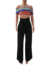 Load image into Gallery viewer, Ybenlow Womens High Waisted Palazzo Pants Wide Leg Stretch Trouser Pant Belted with Pockets (Large, Black)
