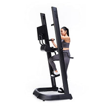 Load image into Gallery viewer, CLMBR Connected Full-Body Resistance Indoor Fitness Machine - Whole Body Strength &amp; High Intensity Cardio Workout - Bluetooth Enabled Hi-Def Display, Built-in Audio - Easy to Move, Space-Saving Design
