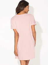 Load image into Gallery viewer, Smart &amp; Sexy Women's V-Neck Oversized Sleep Shirt, Blushing Rose (Love), S
