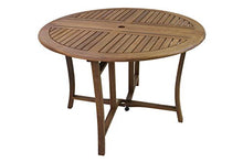 Load image into Gallery viewer, Eucalyptus 43 Inch Round Folding Deck Table
