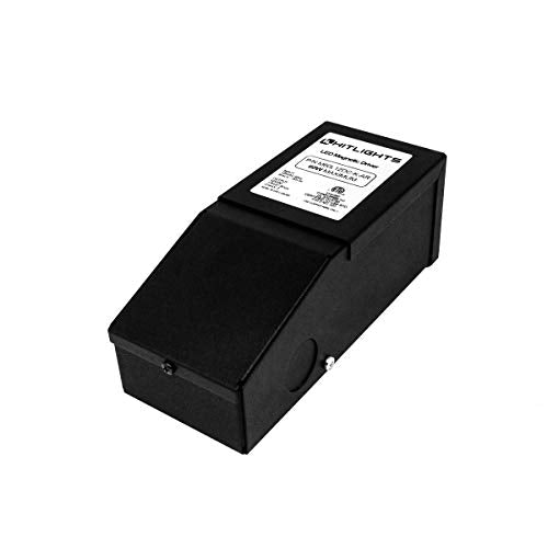 Magnitude Dimmable Driver, 60 Watt Magnetic LED Driver - 110V AC-12V DC Transformer. Made in the USA. Compatible with Leviton for LED Strip Lights, Constant Voltage LED Products