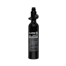Load image into Gallery viewer, HK Army 13ci/3000psi Compressed Air HPA Paintball Tank Air System w/Regulator - Black
