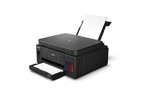 Canon PIXMA G6020 All-In-One Supertank Wireless (Megatank) Printer, Copier and Scan with Mobile Printing, Black, Works with Alexa