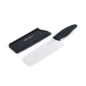 Instant Pot Official Ceramic Cleaver with Blade Cover, 6-inch, Black
