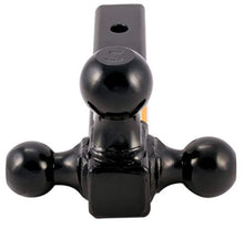 Load image into Gallery viewer, MAXXHAUL Black 70270 Hollow Shaft Triple Ball Mount - Black
