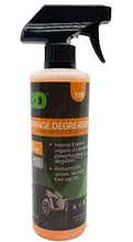 Load image into Gallery viewer, 3D Orange Degreaser Citrus Cleaner | Safe, Green and Organic Multi-Use Cleaner for Interior &amp; Exterior Use | Removes Grease &amp; Grime | Use on Plastic, Cloth, Vinyl, Metal, Leather &amp; Carpet (16 oz.)
