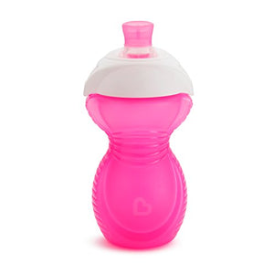 Munchkin Click Lock Bite Proof Sippy Cup, Pink/Purple, 9 Ounce, 2 Count