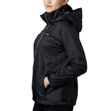 Load image into Gallery viewer, Columbia Women&#39;s Switchback III Adjustable Waterproof Rain Jacket, Black, Medium
