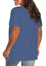 Load image into Gallery viewer, DEFJOOY Plus Size for Women Tunic Tops for Leggings Tshirt Short Sleeve Summer T Shirt Leopard L
