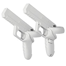Load image into Gallery viewer, SINWEVR VR Controller Gun Case Compatible for Meta/Oculus Quest 2 Touch Controller Grips, Accessories for FPS Gaming, VR Pistol Handle Enhanced VR Shooting Game Experience (WHITE)
