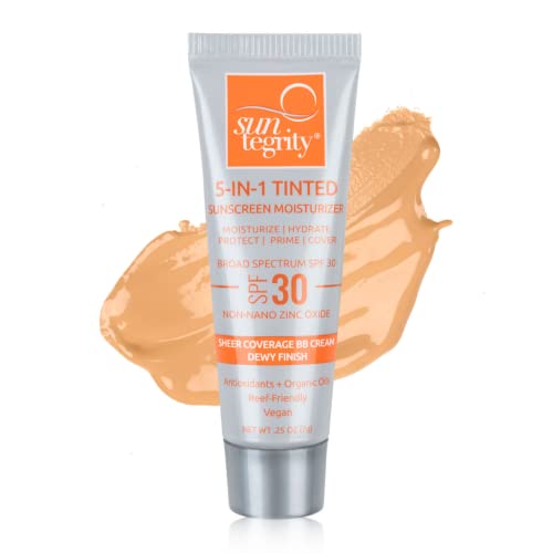 SAMPLE TUBE - Suntegrity 5 in 1 Tinted Face Sunscreen (Medium)