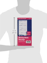 Load image into Gallery viewer, Adams Money and Rent Receipt Book, 2-Part Carbonless, 5-1/4&quot; x 11&quot;, Spiral Bound, 200 Sets per Book, 4 Receipts per Page (SC1152)
