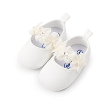 Load image into Gallery viewer, HsdsBebe 2pcs/Set Newborn Baby Girl Princess Mary Jane Shoes Toddler Infant Wedding Dress Flat Shoes with Free Headband

