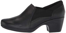 Load image into Gallery viewer, Clarks Women's Emily Amelia Pump, Black Leather/Textile Combinat, 6.5 Wide
