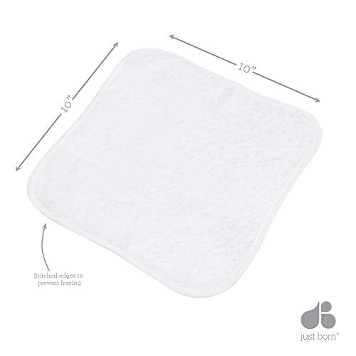 Load image into Gallery viewer, Just Born Boys and Girls Newborn Infant Baby Toddler Soft Bath Baby Washcloth Multi Pack