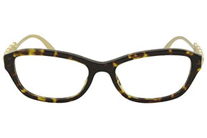 Versace Women's Eyeglasses VE3279 VE/3279 108 Havana/Gold Optical Frame 54mm (Dark Havana, 54)