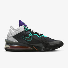 Load image into Gallery viewer, Nike Men's Lebron 18 Low CV7562-100 Shoes, White/Black-iron Grey-volt, 9
