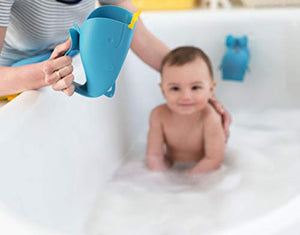 Skip Hop Moby Bath Rinse Cup: Tear-free Waterfall Rinser, Blue