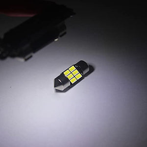 Yoper DE3021 DE3022 LED Light Bulbs for Interior Dome Map Door Courtesy License Plate White Canbus Error Free Festoon (28MM)