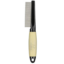 Load image into Gallery viewer, CONAIRPRO dog &amp; cat Pet brush for Flea and Tick Removal, 1/2" Stainless Steel Comb with Memory Grip Handle
