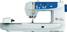 Load image into Gallery viewer, EverSewn Sparrow X Next-Generation Sewing and Embroidery Machine-Customize Designs and Monitor Projects from Your Smart Device, White
