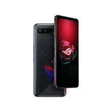 Load image into Gallery viewer, ASUS ROG Phone 5s - 6.78” FHD+ 2448x1080 HDR 144Hz- 6000mAh Battery - 64MP/13MP/5MP Triple Camera with 24MP Front Camera – 16GB RAM -512GB Storage -5G LTE Unlocked Dual SIM Cell Phone - Phantom Black
