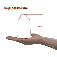 Load image into Gallery viewer, BAi Red Embroidery Machine Thread, 100% Polyester Large Size Spool Machine Thread- 3 Pack 5000M (120D/2) Durable Thread for High-Speed Embroidery Machines
