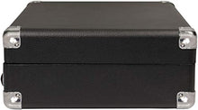 Load image into Gallery viewer, Crosley CR8005D-BK Cruiser Deluxe Vintage 3-Speed Bluetooth Suitcase Turntable, Black
