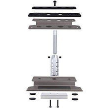 Load image into Gallery viewer, Hobbypark RC Car Stand Work Station with Weight Repair Workstation Aluminum Alloy 360 Degree Rotation Lift Or Lower for 1/12 1/10 1/8 Scale (Titanium)
