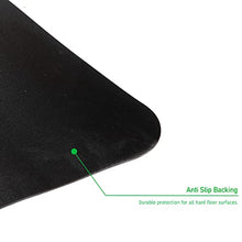 Load image into Gallery viewer, Mind Reader OFFCMAT-BLK Office Hardwood, 36" x 48" Inches, Easy Glide, Floor Mat for Computer Desk Chair, Anti-Skid, Stays in Place, Black
