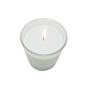 HHI Candles Sweet Jasmine Scented Candles. All Natural Soy Wax Candle with Thick Frosted Glass and Bamboo Wood Lid. 1 Wick Candle Size 8 Oz.