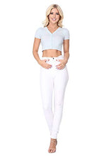 Load image into Gallery viewer, YEMAK Women's Cropped Bolero Cardigan – Short Sleeve V-Neck Basic Classic Casual Button Down Knit Soft Sweater Knitted Top HB2137-LIL-S Lilac
