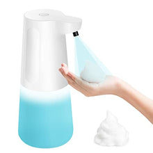 Load image into Gallery viewer, Wisekoti New Generation of Automatic Foaming Soap Dispenser, Electric and Rechargeable, Touchless Foam Soap Dispenser for Kitchen Sink &amp; Bathroom Countertop, Dish Soap Dispenser, Hand Soap Dispenser
