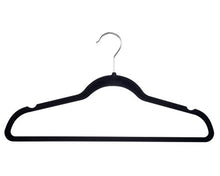 Load image into Gallery viewer, Home-it Premium Velvet Hangers Heavy Duty Clothes Hook Swivel 360-Ultra Thin, (50 Pack)
