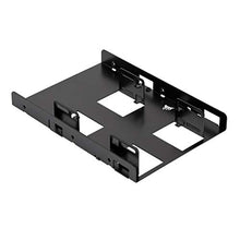 Load image into Gallery viewer, Corsair Dual SSD Mounting Bracket 3.5&quot; CSSD-BRKT2, Black (packaging may vary)
