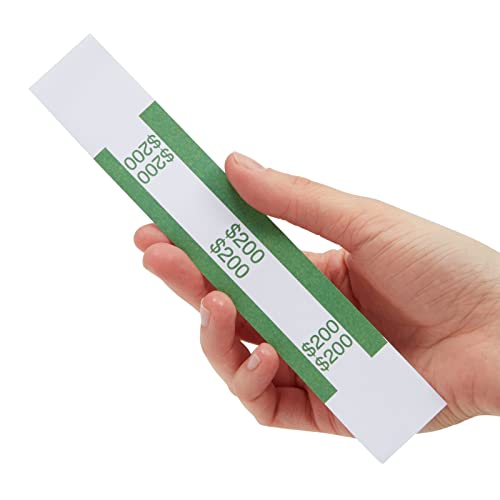 Load image into Gallery viewer, 300 Pack Money Bands for Cash, Self-Adhesive Currency Straps for Bill Wrappers, 9 Standard Colors (7.75 x 1.25 In)