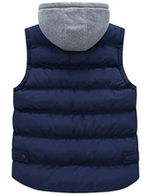 Load image into Gallery viewer, Wantdo Women&#39;s Insulated Hooded Winter Sleeveless Vest Puffer Coat Blue X-Large
