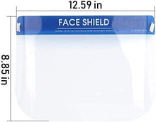 Load image into Gallery viewer, 2 Pack | 5 Pack | 10 Pack Safety Face Shield, All-Round Protection Headband with Clear Anti-Fog Lens, Lightweight Transparent Shield with Stretchy Elastic Band (10)
