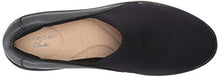 Load image into Gallery viewer, Clarks Women's Mazy Seabury Loafer, Black Leather/Stretch Combi, 7.5 Wide
