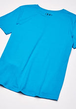 Load image into Gallery viewer, Under Armour Boys' Sportstyle Logo Short-Sleeve T-Shirt , Radar Blue (422)/Academy Blue , Youth Medium
