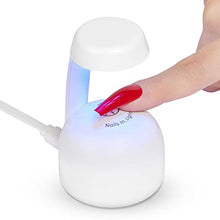 Load image into Gallery viewer, Beetles Mini Nail LED Lamp, Innovative Gel Nail Lamp with Smart Sensor for Easy and Fast Nal Extension System, Manicure UV LED Light for Gel Nail Art Flash Curing Lamp DIY Nail Art
